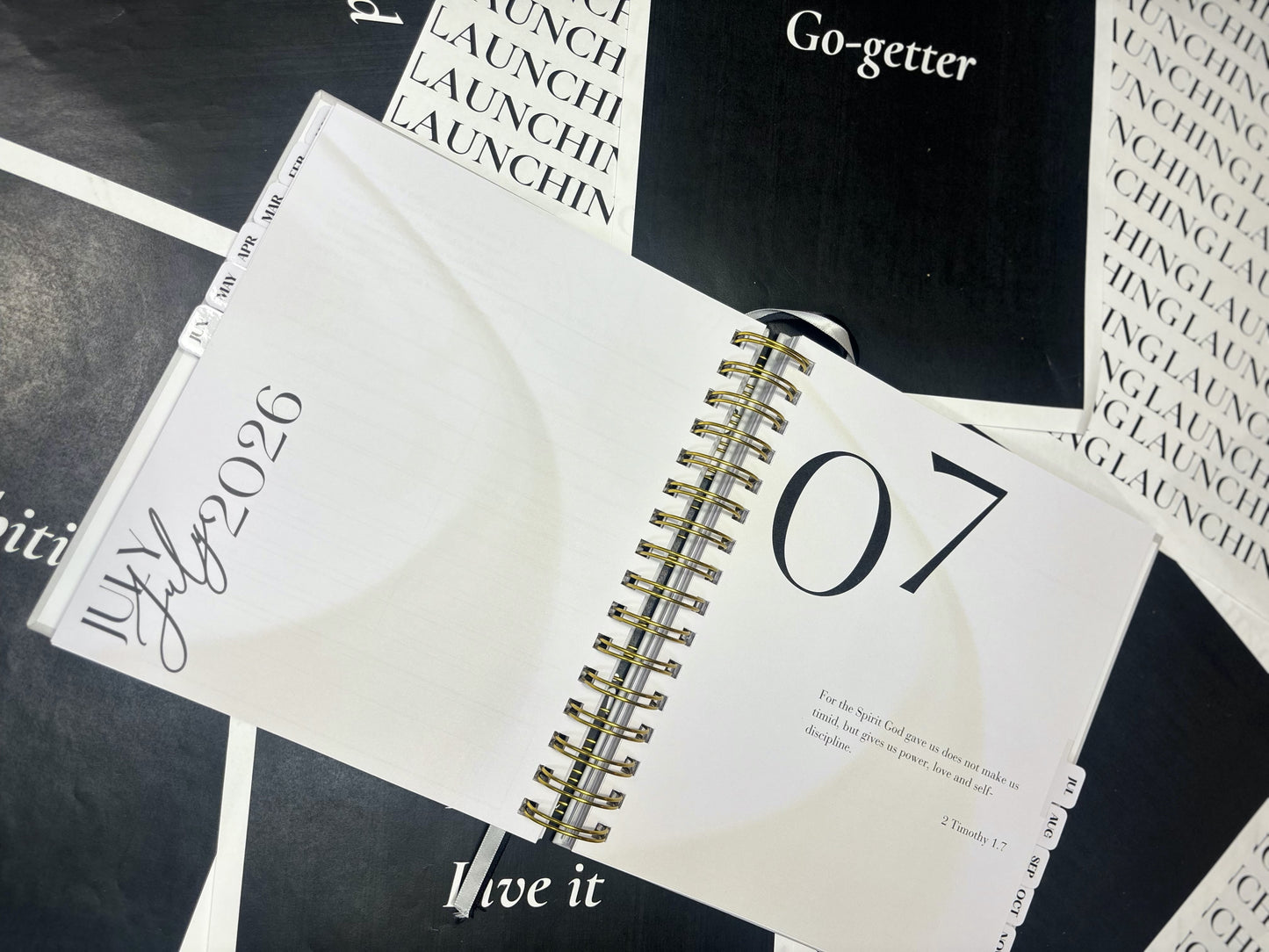 Paper for binder planner